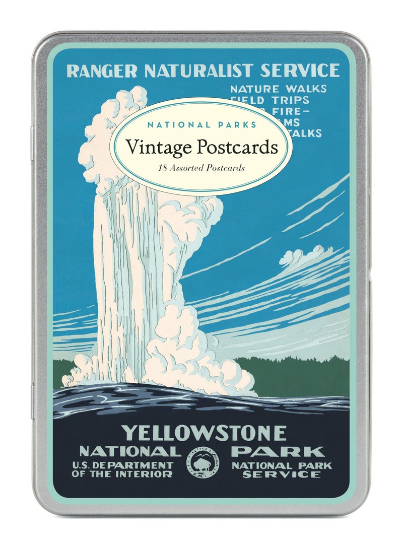 CAVANILLI & CO. Cavallini & Co. National Parks Vintage Postcard Set - Image 1